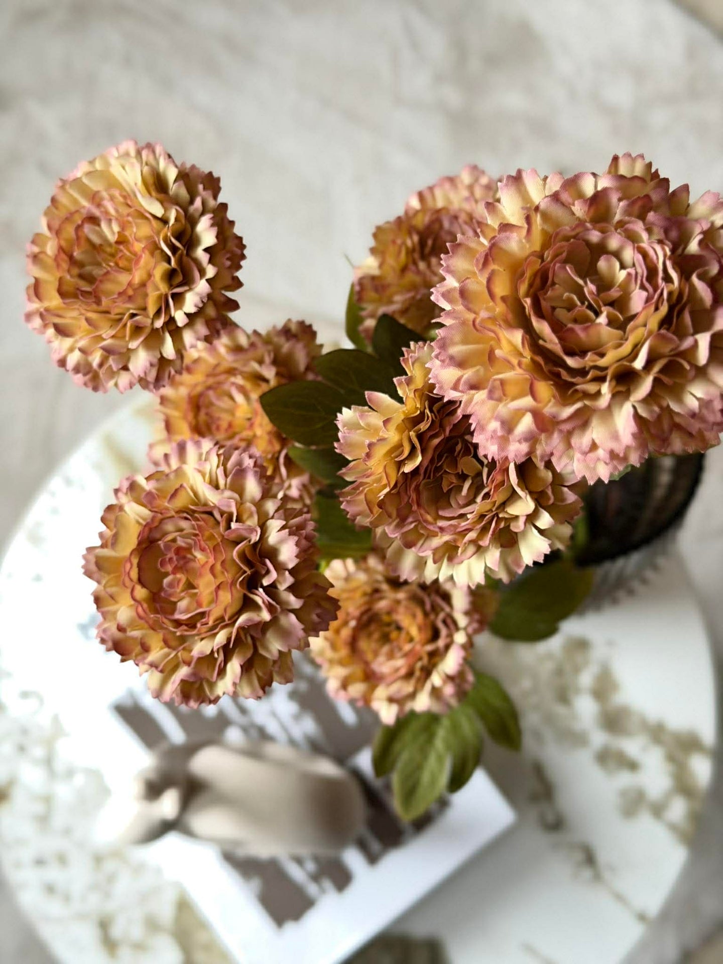 Blomstjälk 70 cm - Brända färger