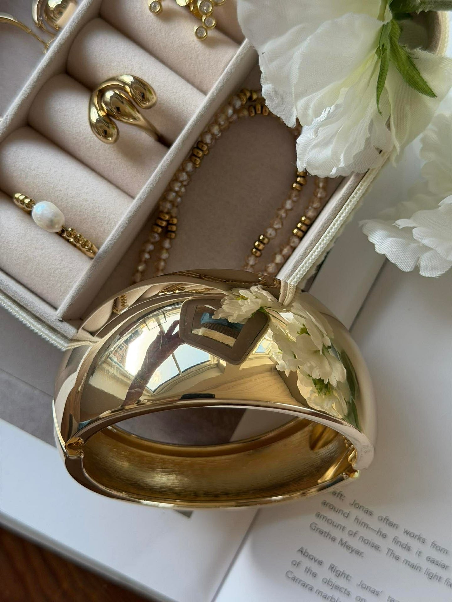 Armring JILLI - förgyllt