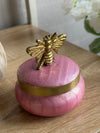 Kruka med lock – Pink med Bi