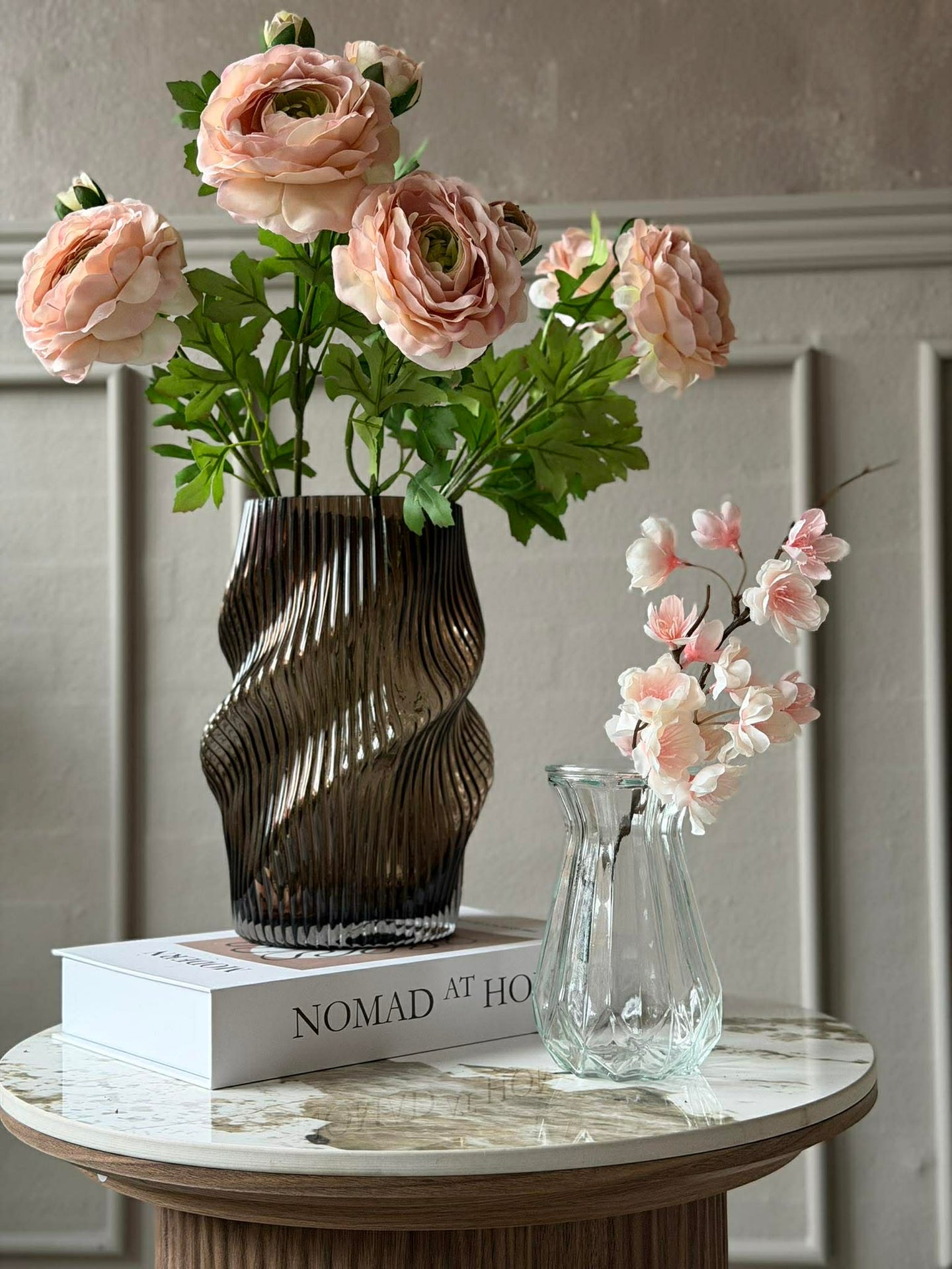 Hyacintvas i klart glas