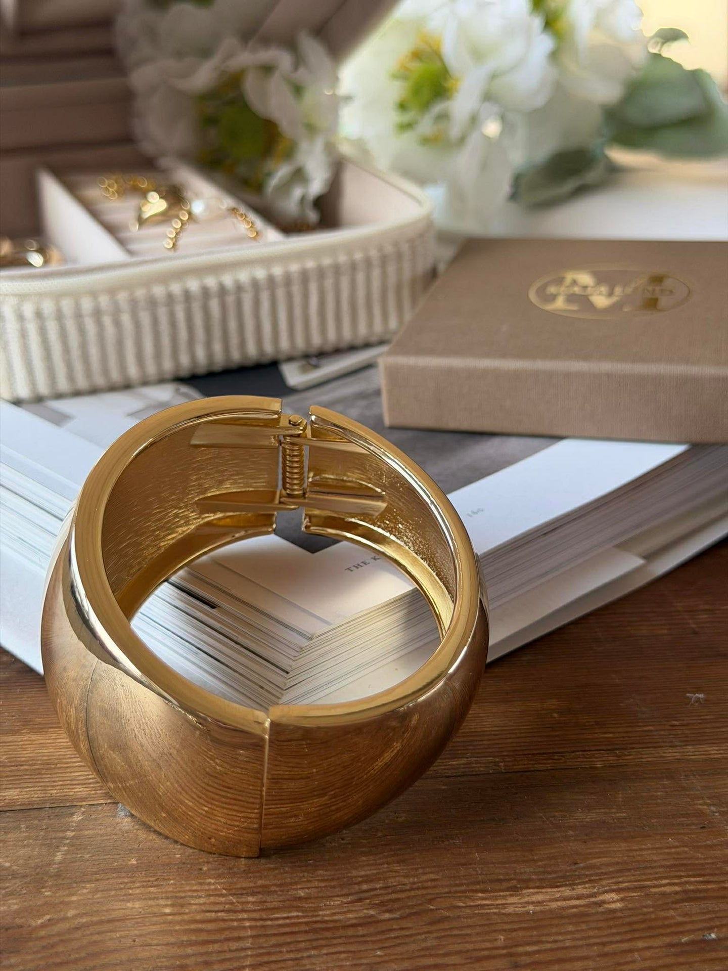 Armring JILLI - förgyllt