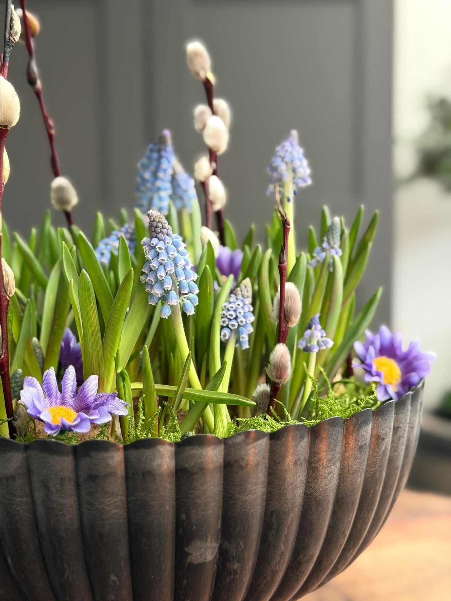 DIY-arrangemang i betonglook - Stone