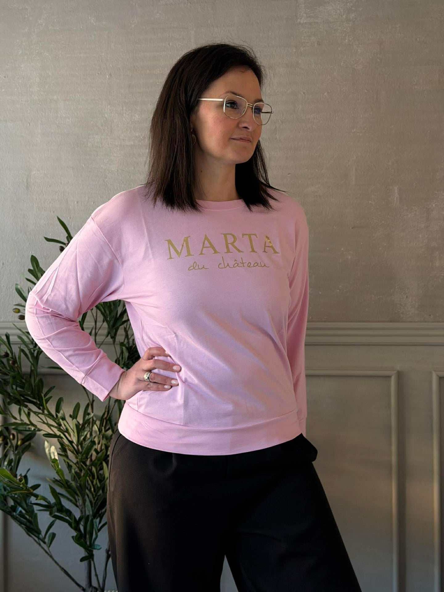 Sweatshirt Marta baby pink