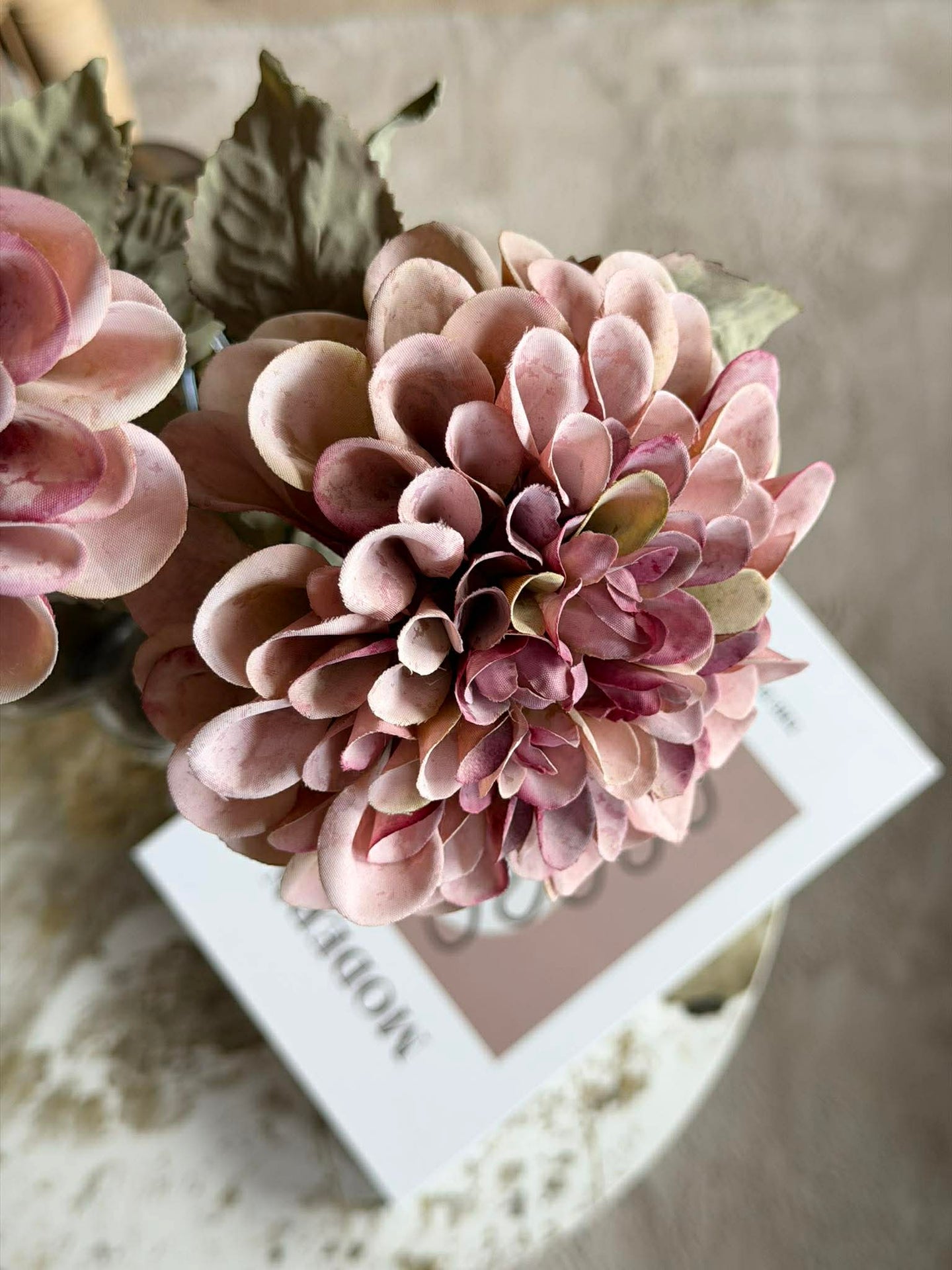 Blomma Dahlia 64 cm - Rosa