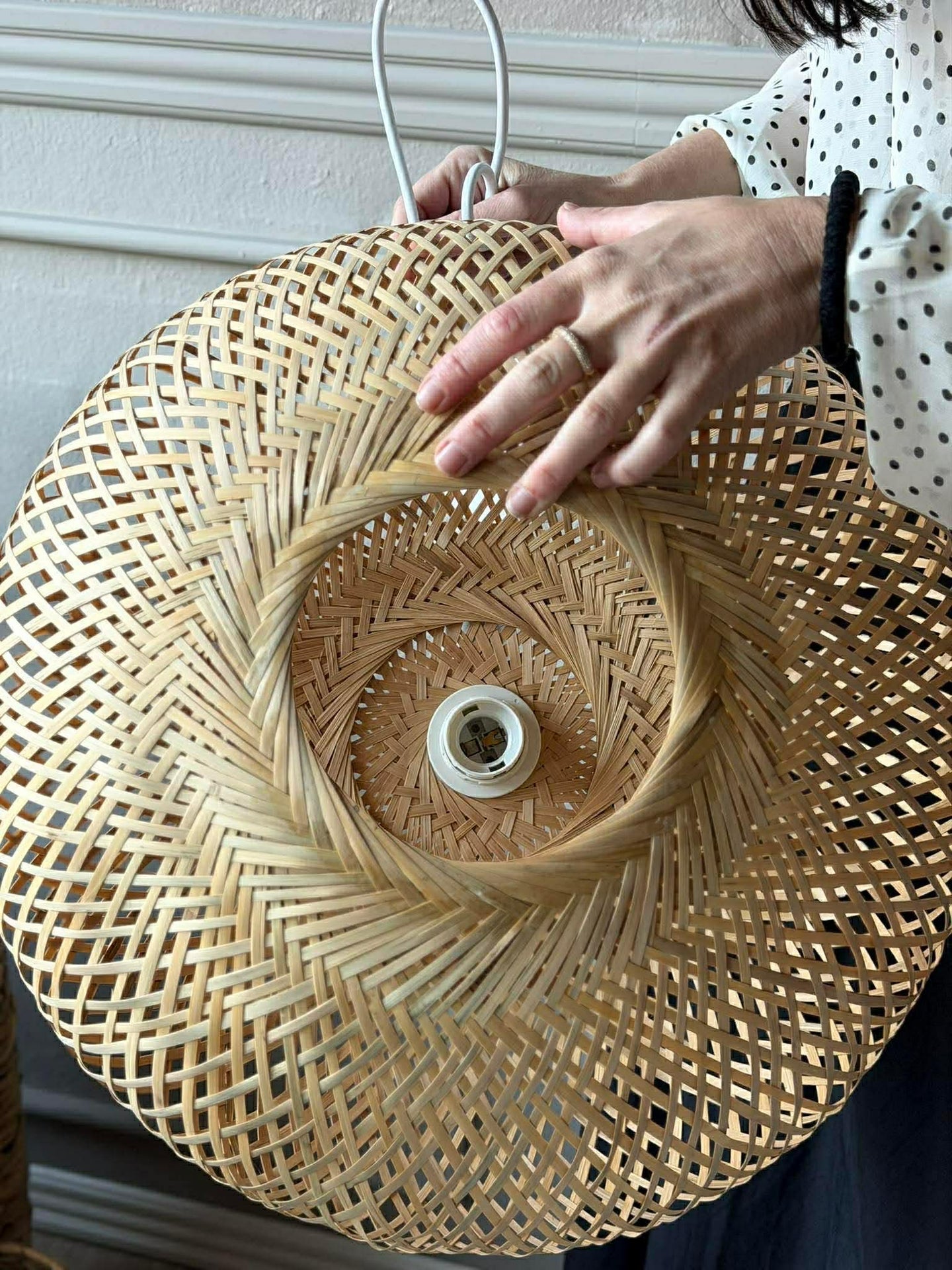Bambu-lampa – Dia 38 cm