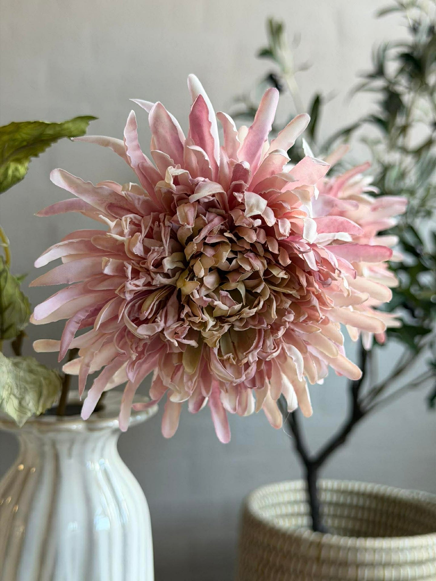 Krysantemumstjälk 17 cm - Rosa