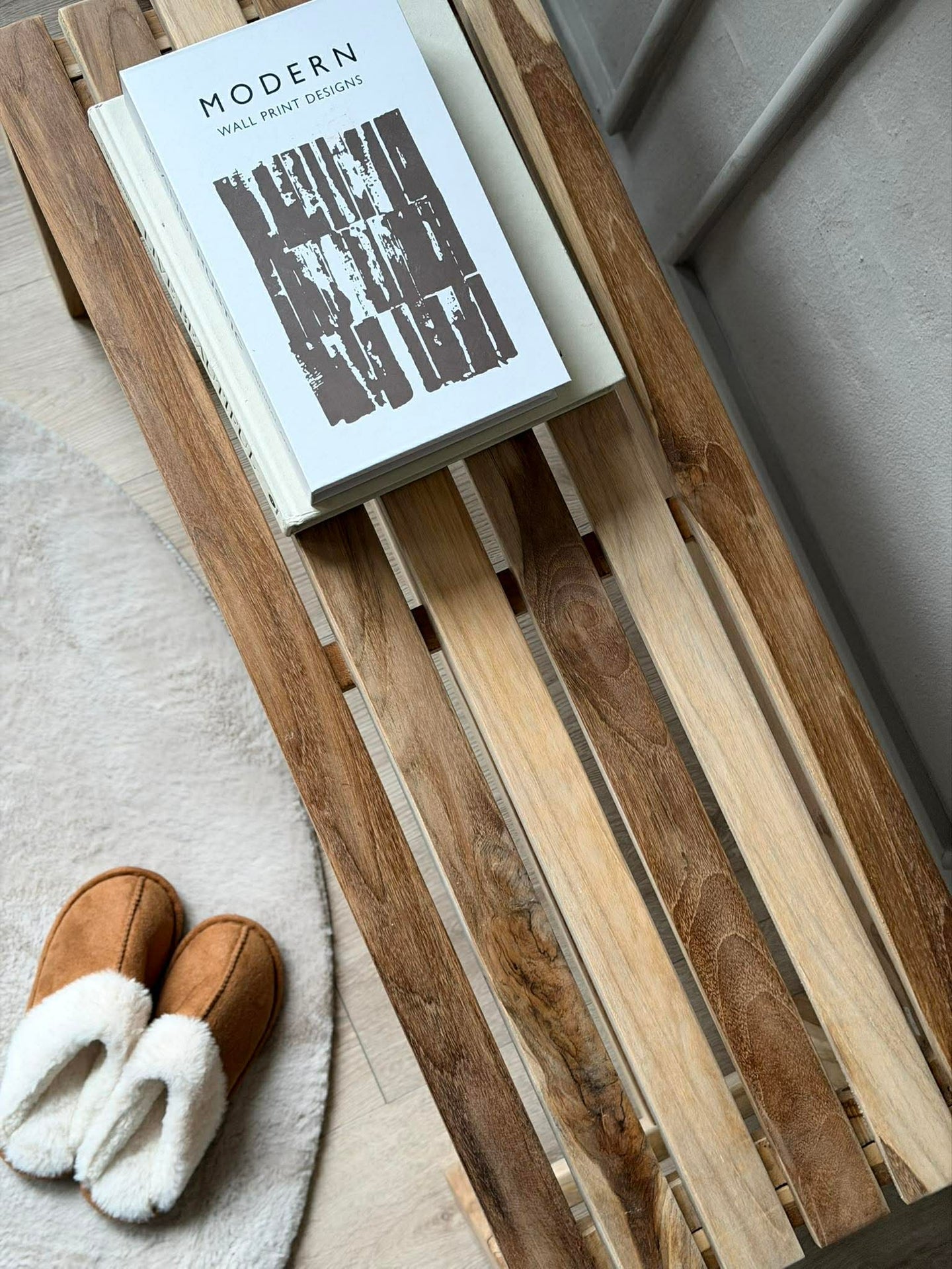 Bänk i teak