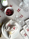 Servetter med flagga - 4 st