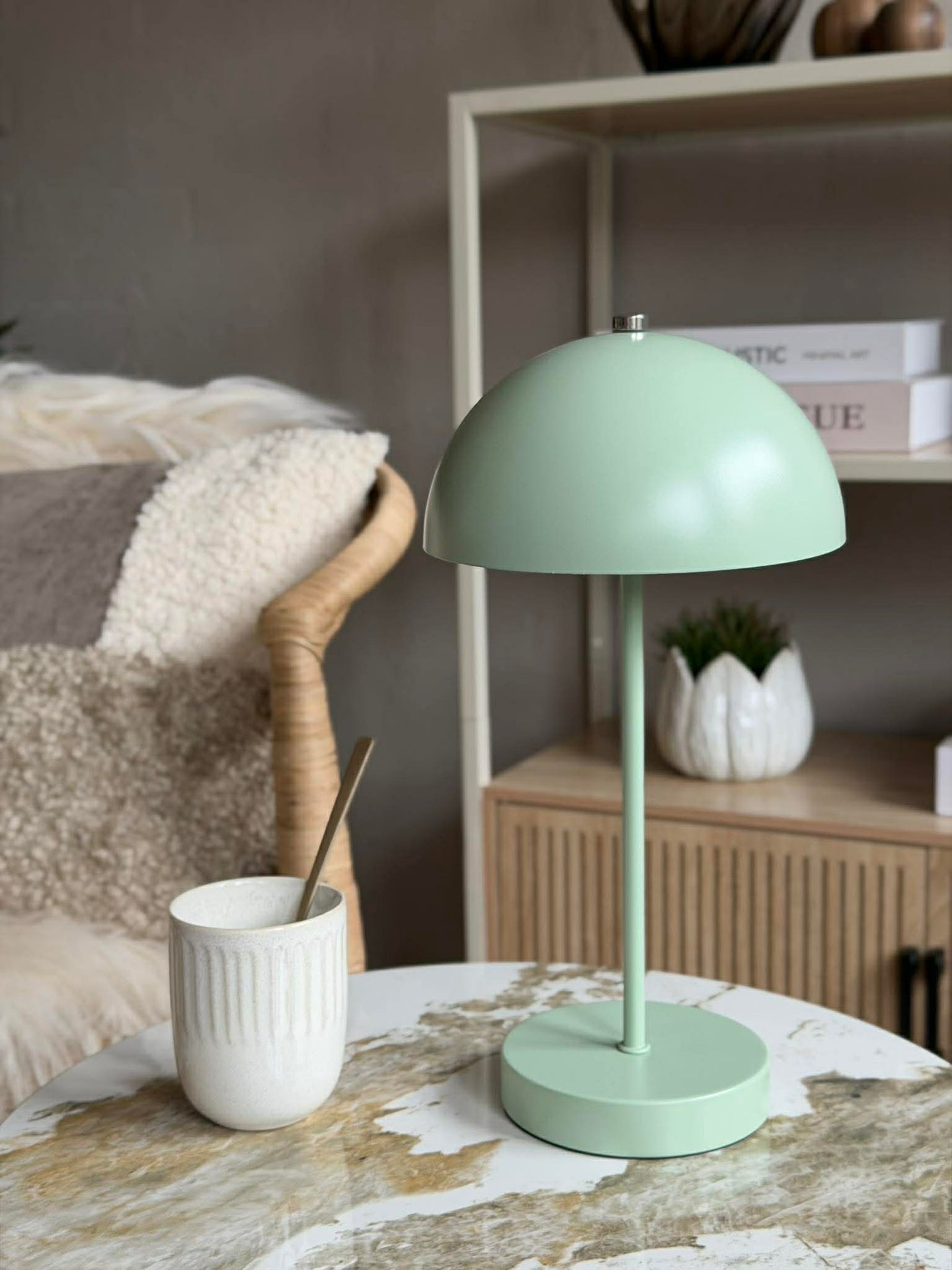 Bordslampa med touch - Large Grön