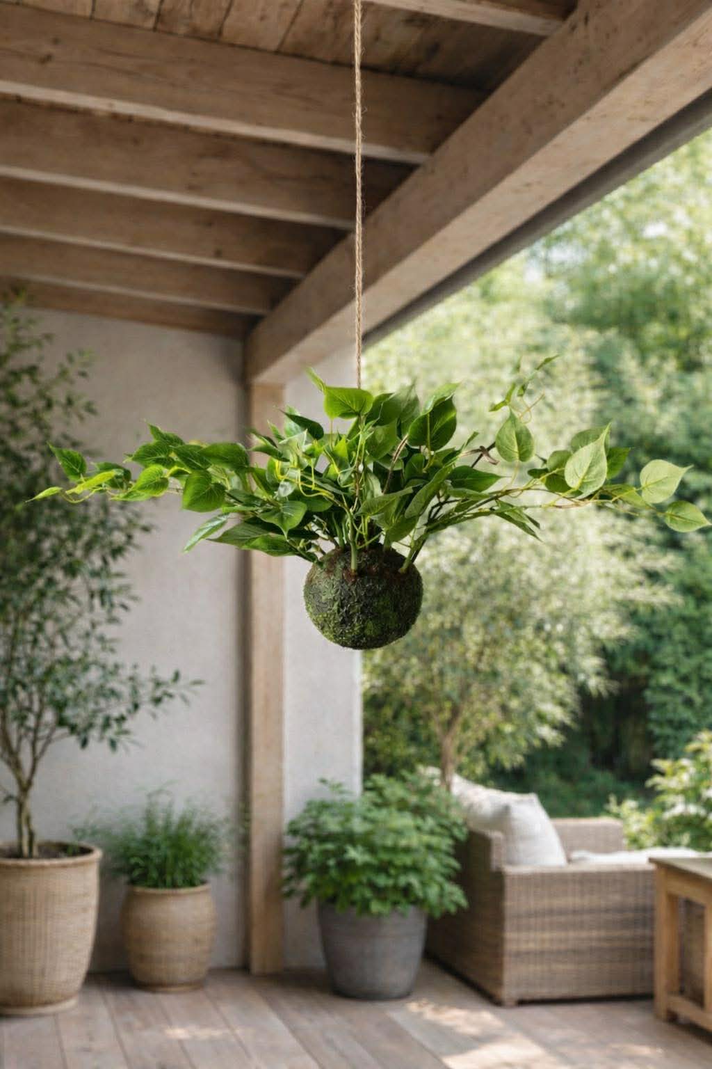 Hängande planta hjärtformad philodenron