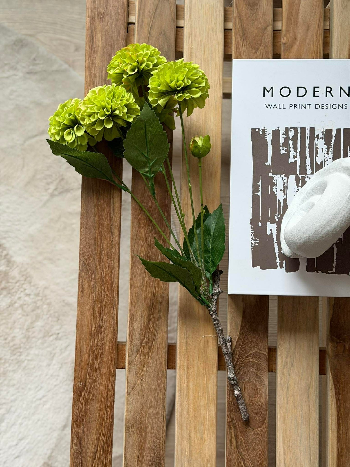 Blomstjälk med flera blommor - Lime