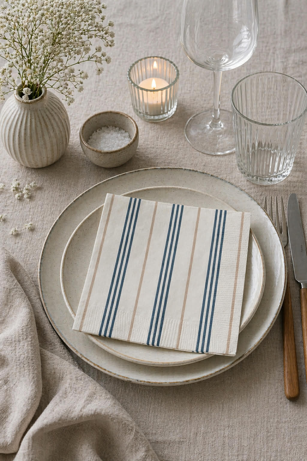 Servetter Nordic beige - 20 st