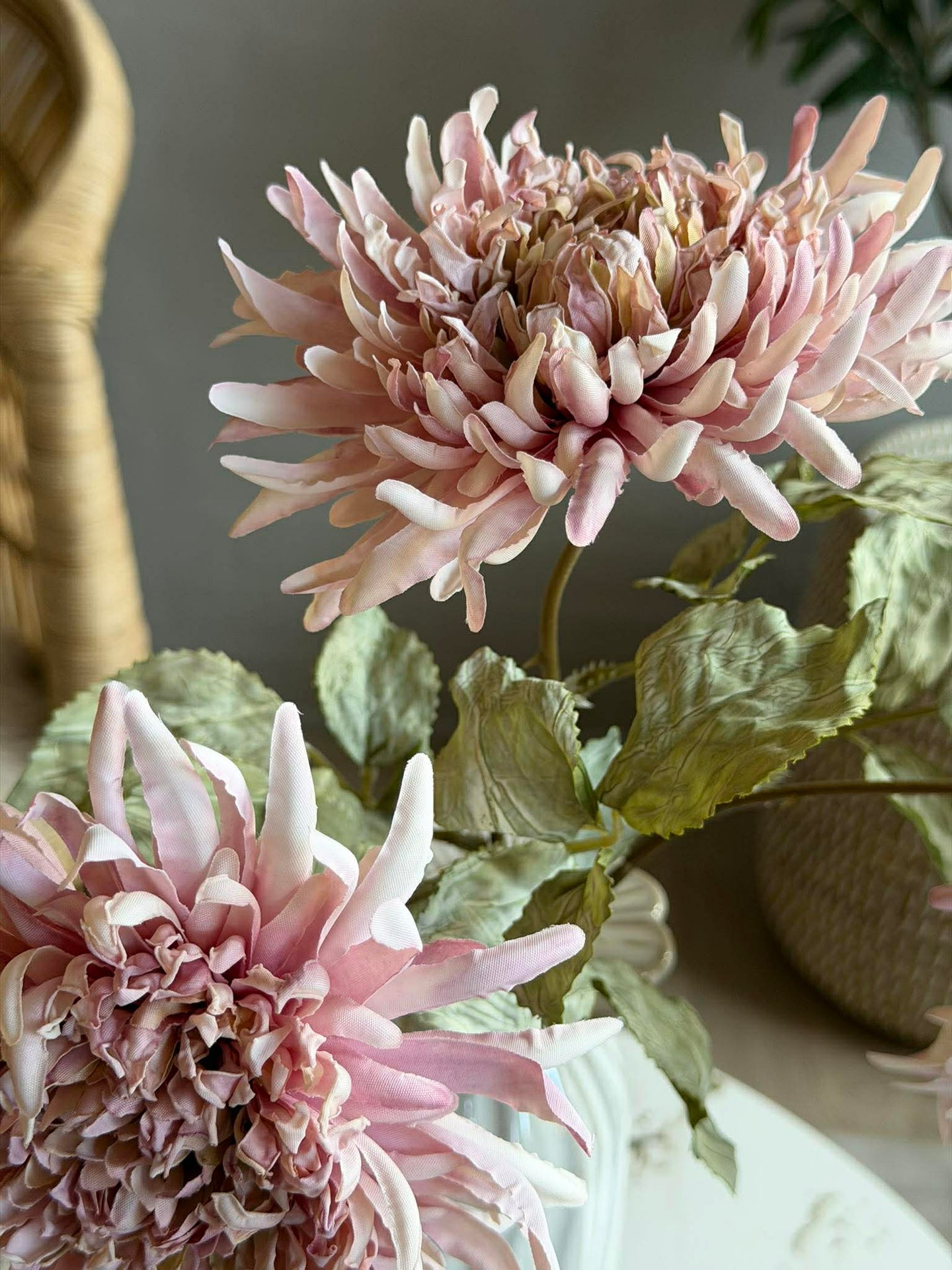 Krysantemumstjälk 17 cm - Rosa