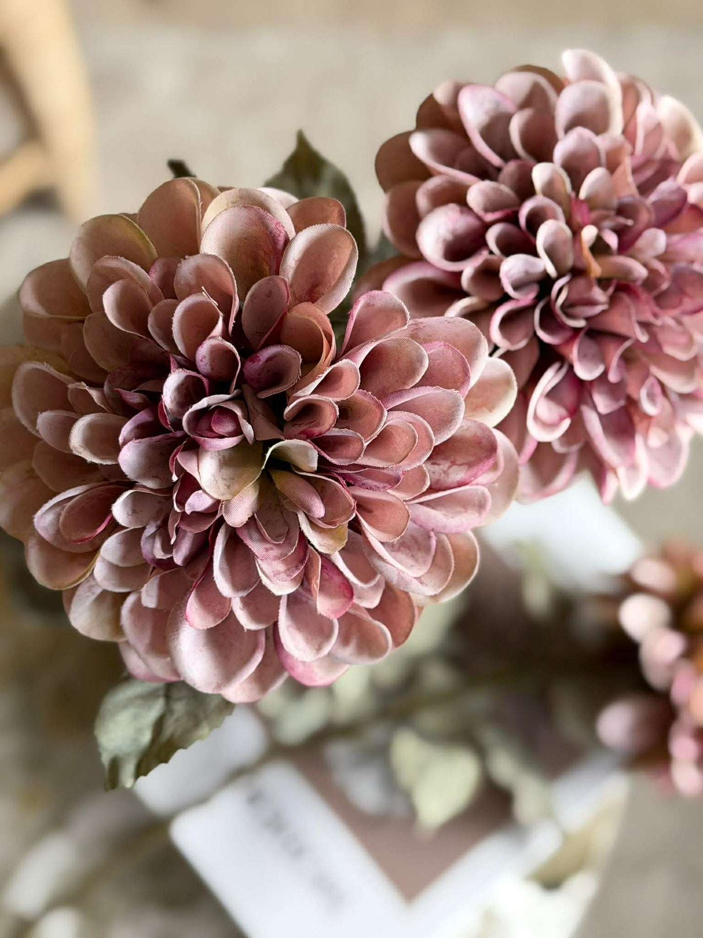 Blomma Dahlia 64 cm - Rosa