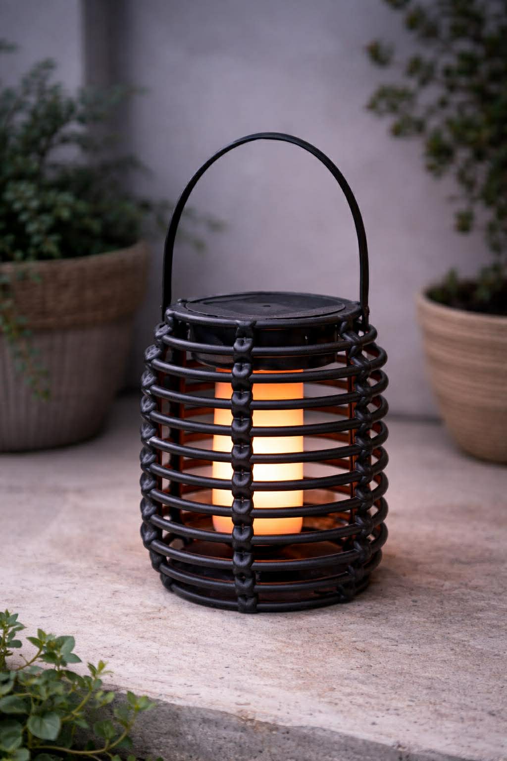 Lykta med solceller - Flera färger