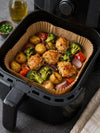 Airfryer Bakpapper Fyrkantigt - 50 ark