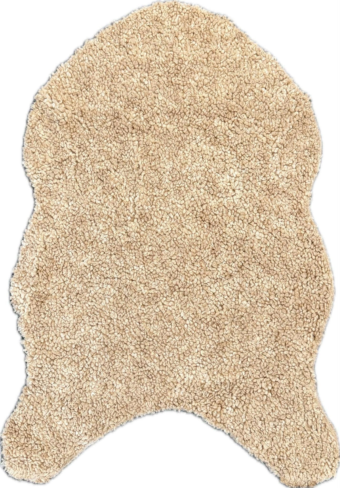 Imiterat lammskinn - Sand krus