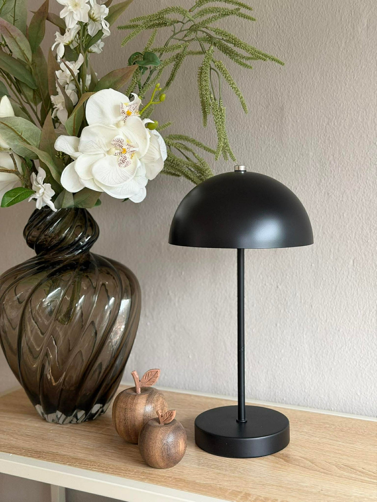 Bordslampa med touch - Large Svart