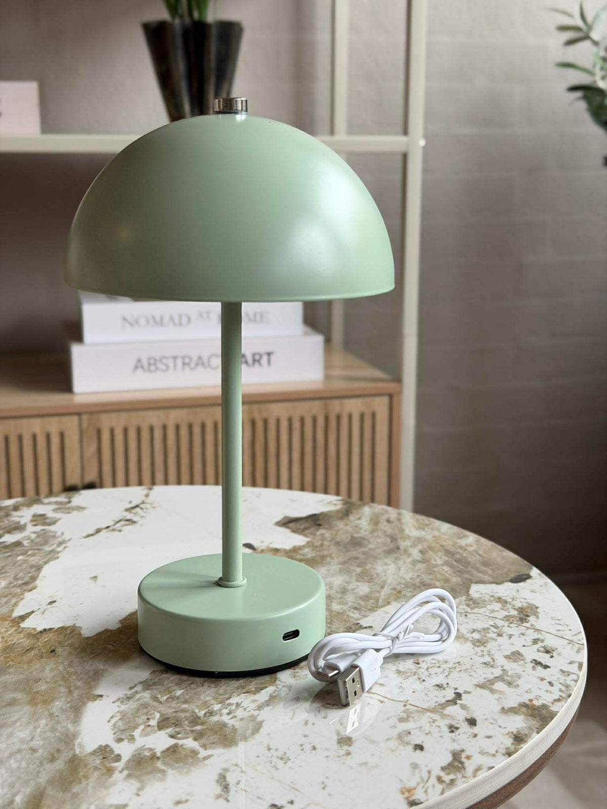 Bordslampa med touch - Grön