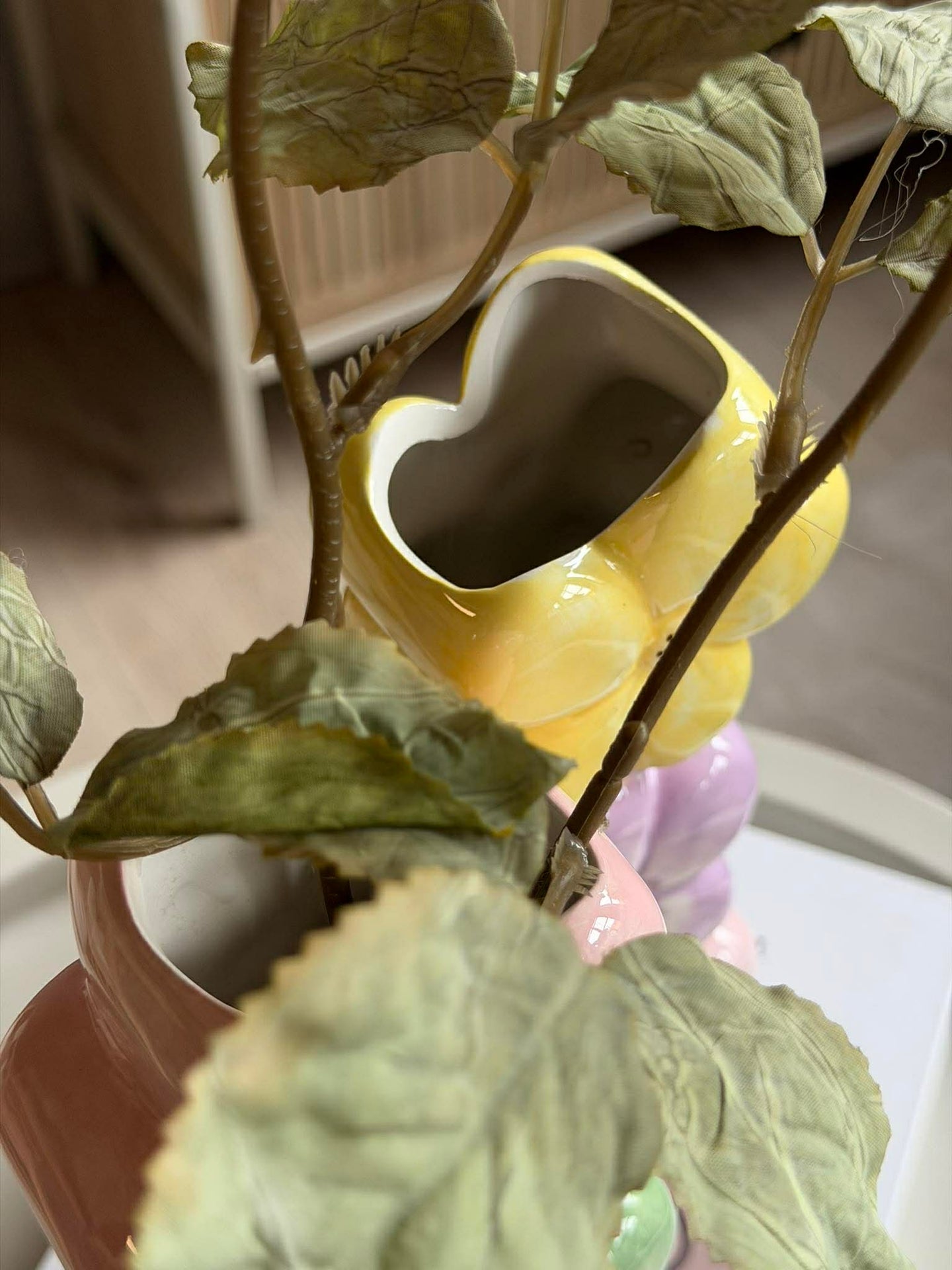 Vas med pastellblommor - Color mix