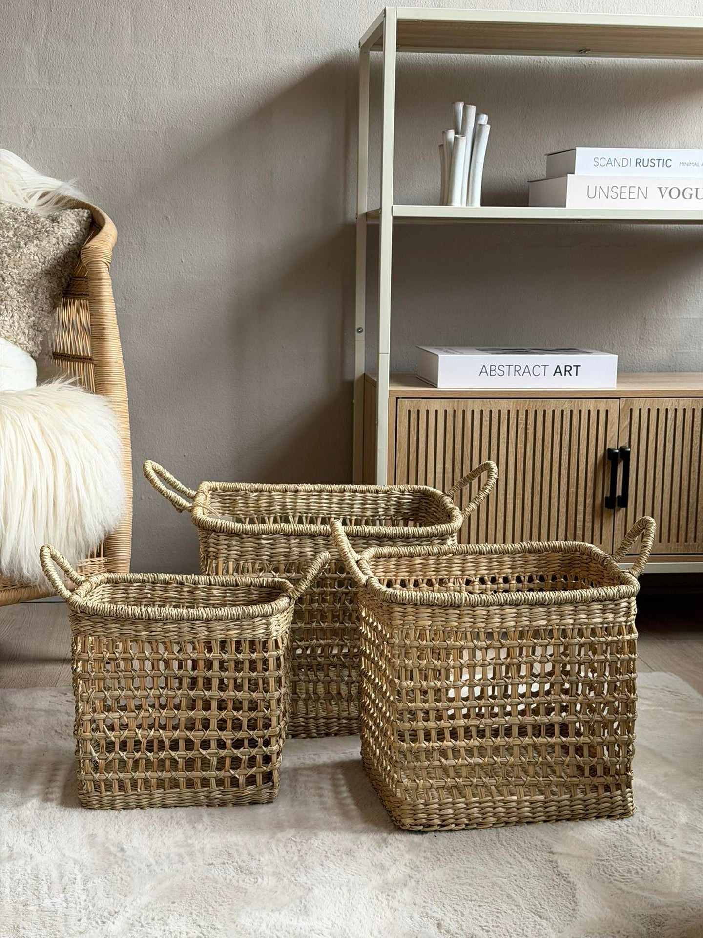 Kurvset i sjögräs - 3 st