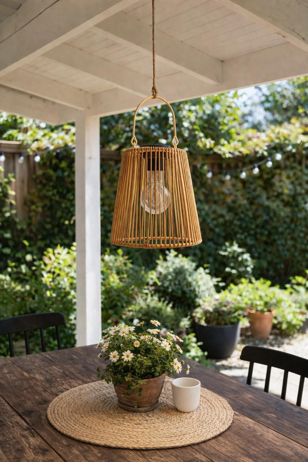 Sabbi lampa med solceller