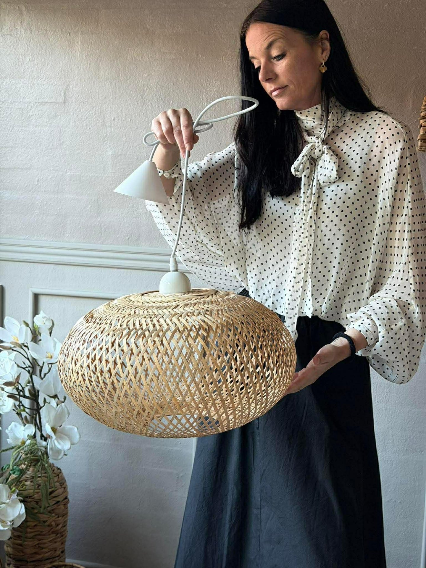 Bambu-lampa – Dia 38 cm