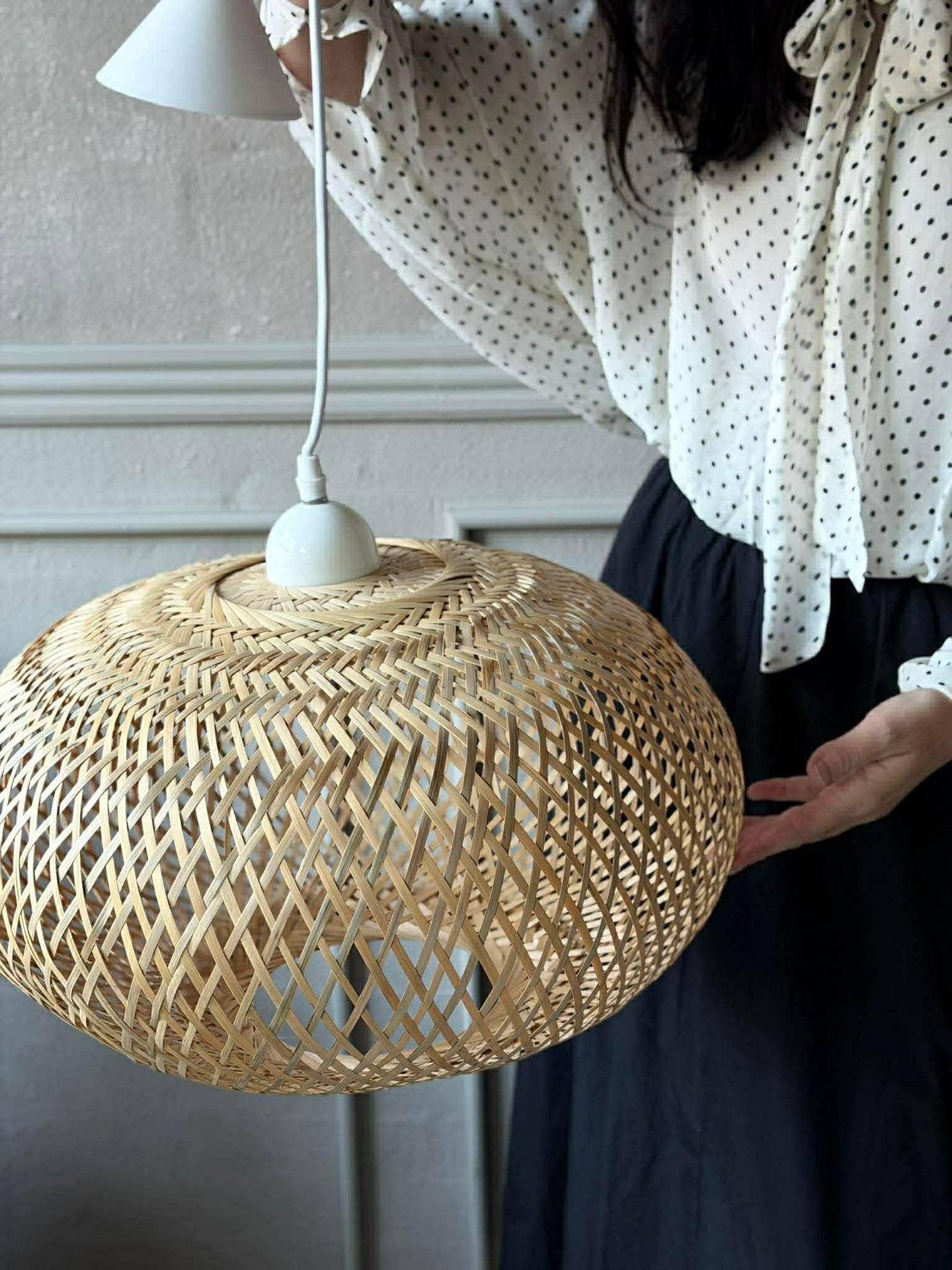 Bambu-lampa – Dia 38 cm