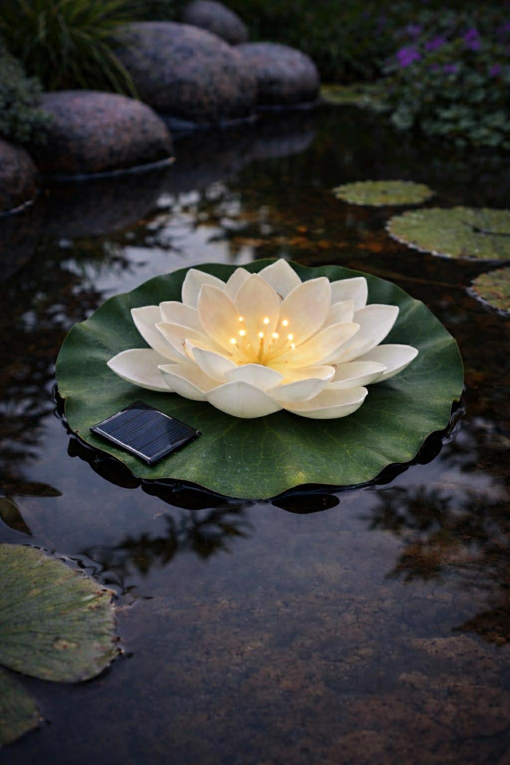Solcell LOTUS – Vit