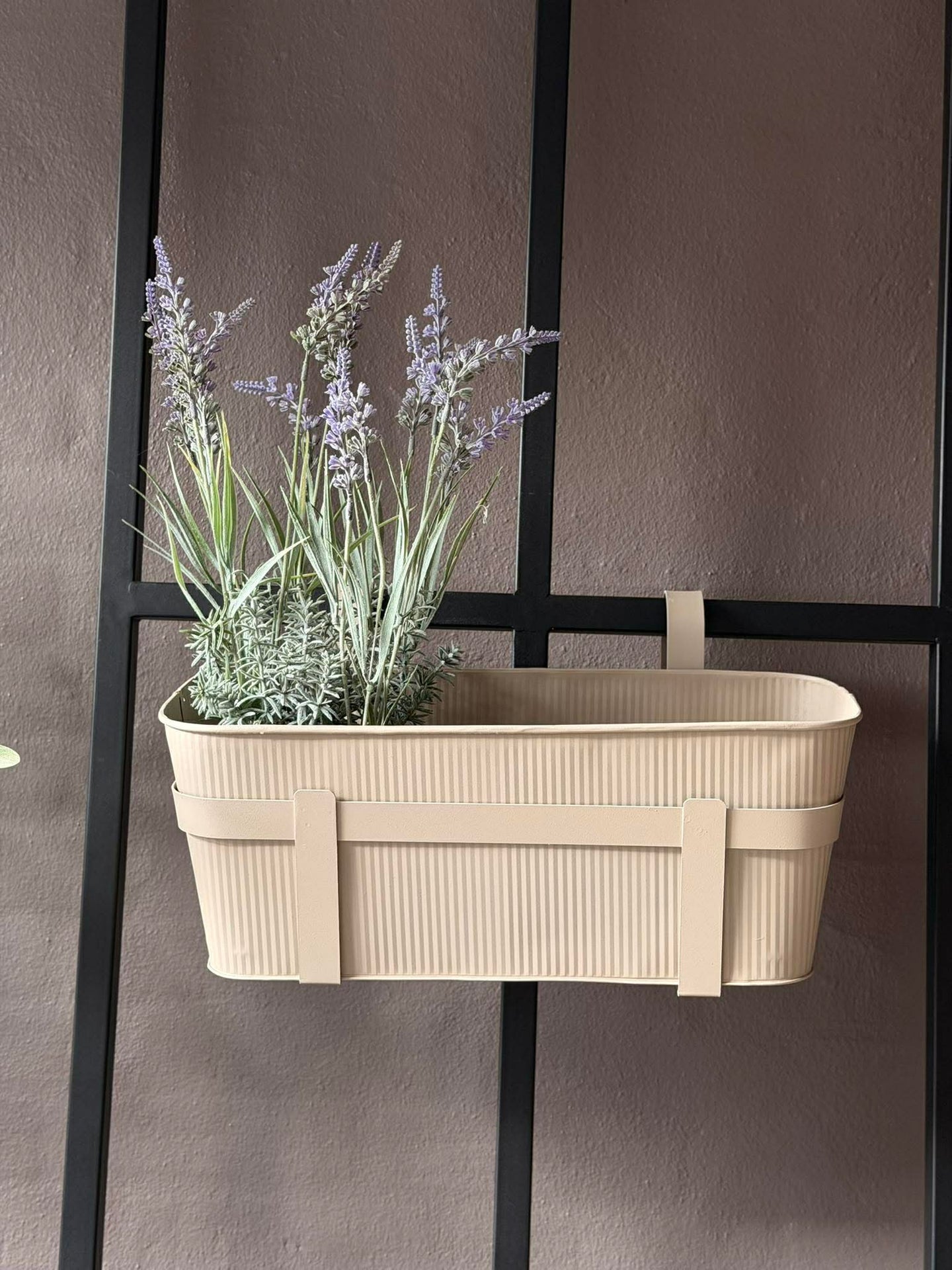 Balkonglåda Metal Beige