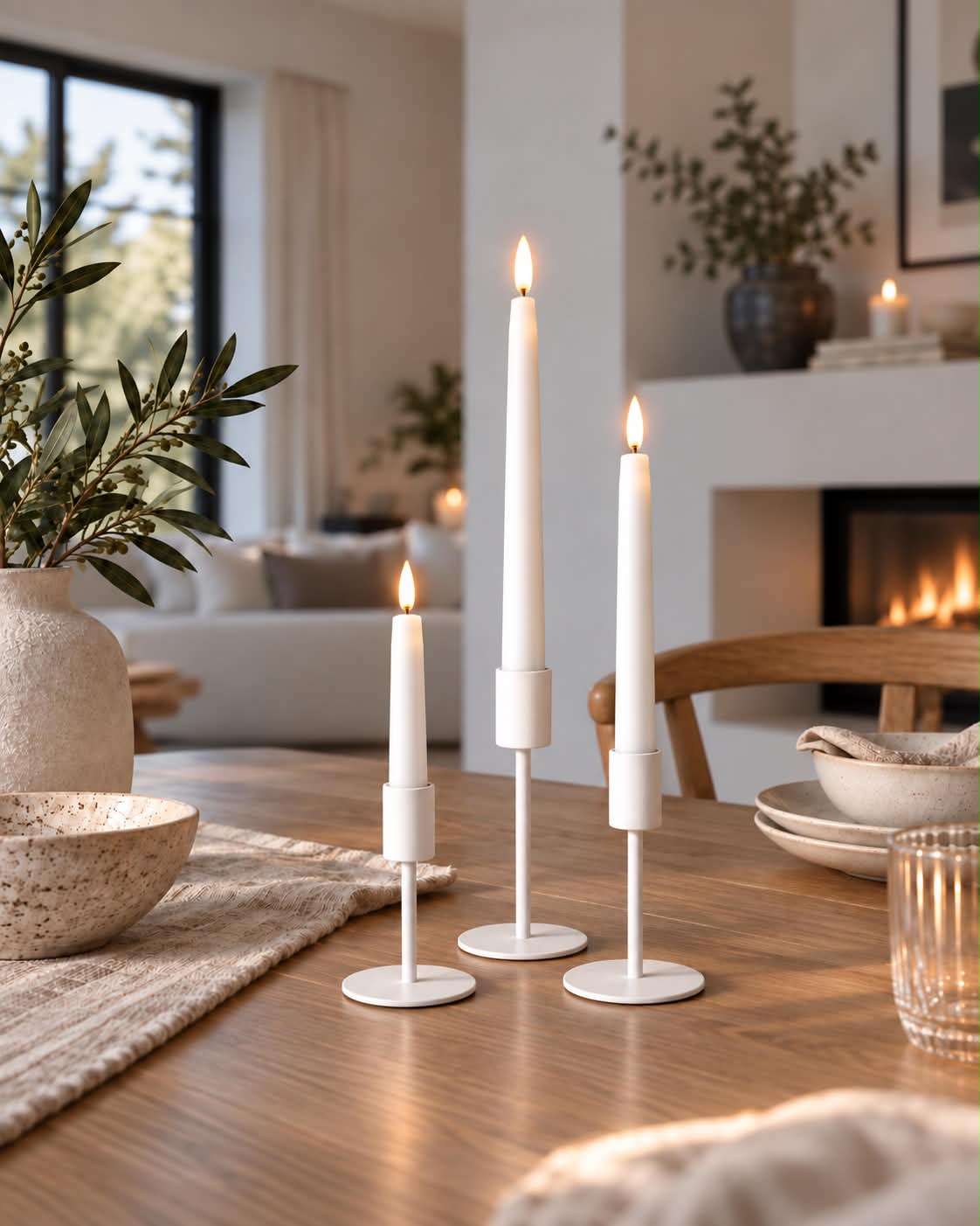 VIAMAJA Simple – White Set 3 st