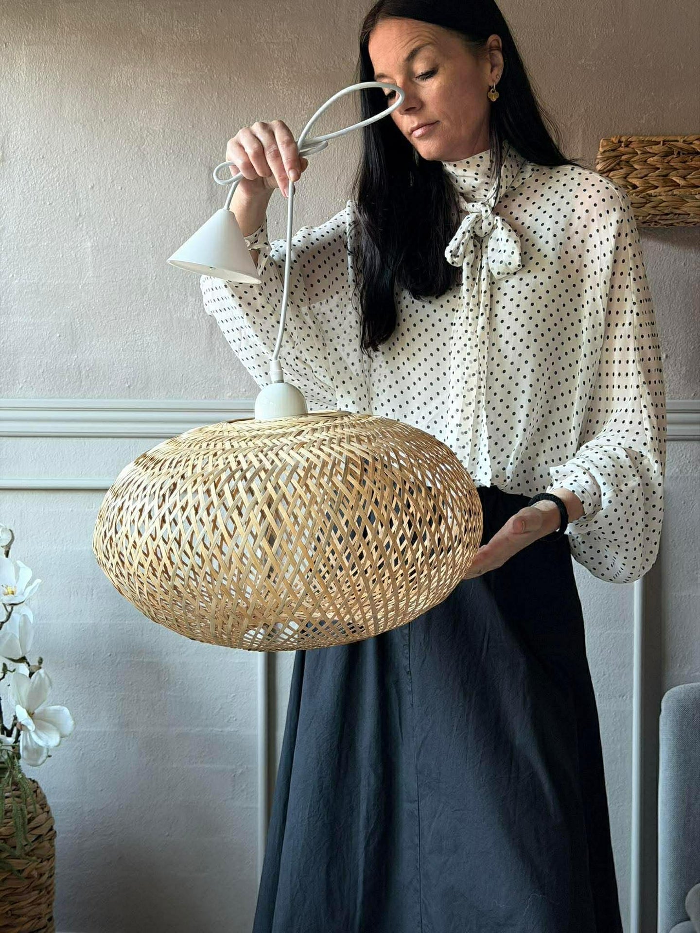 Bambu-lampa – Dia 38 cm