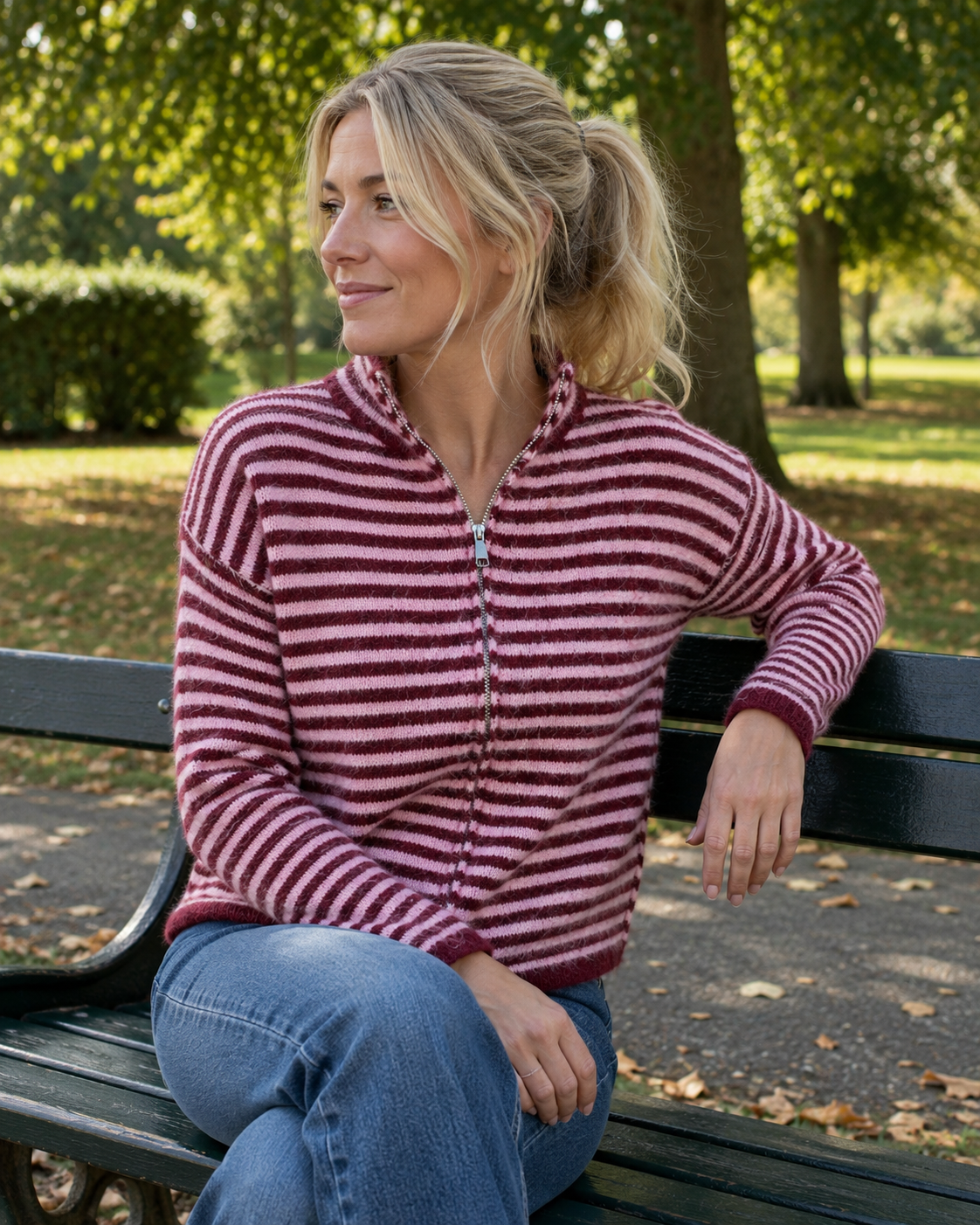 Cardigan Anais - Bordeaux