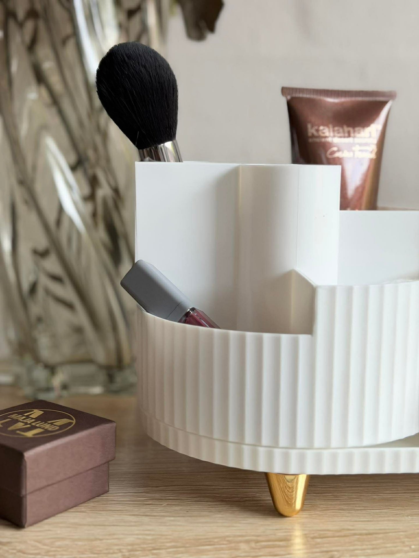 Makeup-organiser 9 fack och vridfunktion