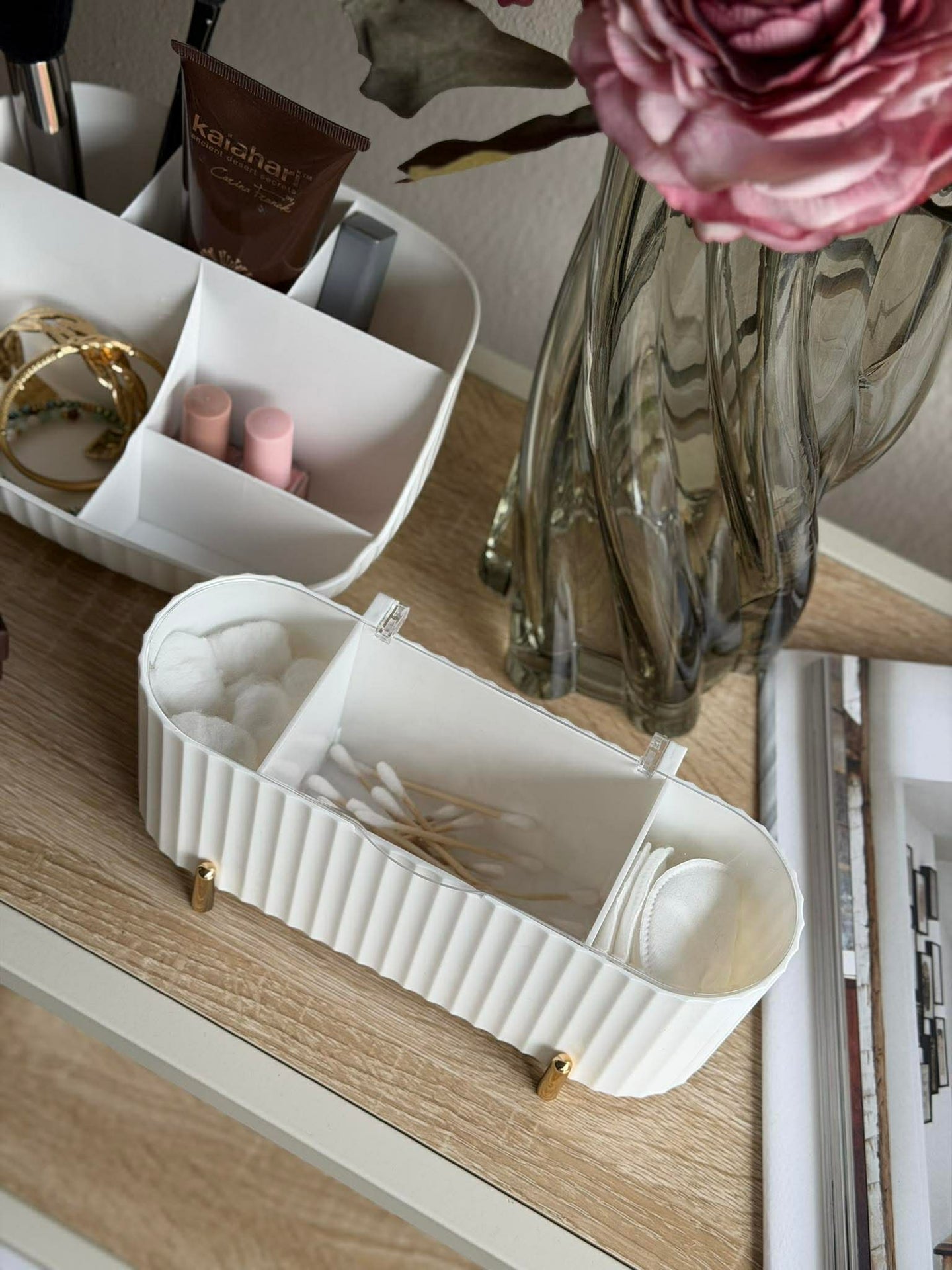 Sminkorganiser - Vit