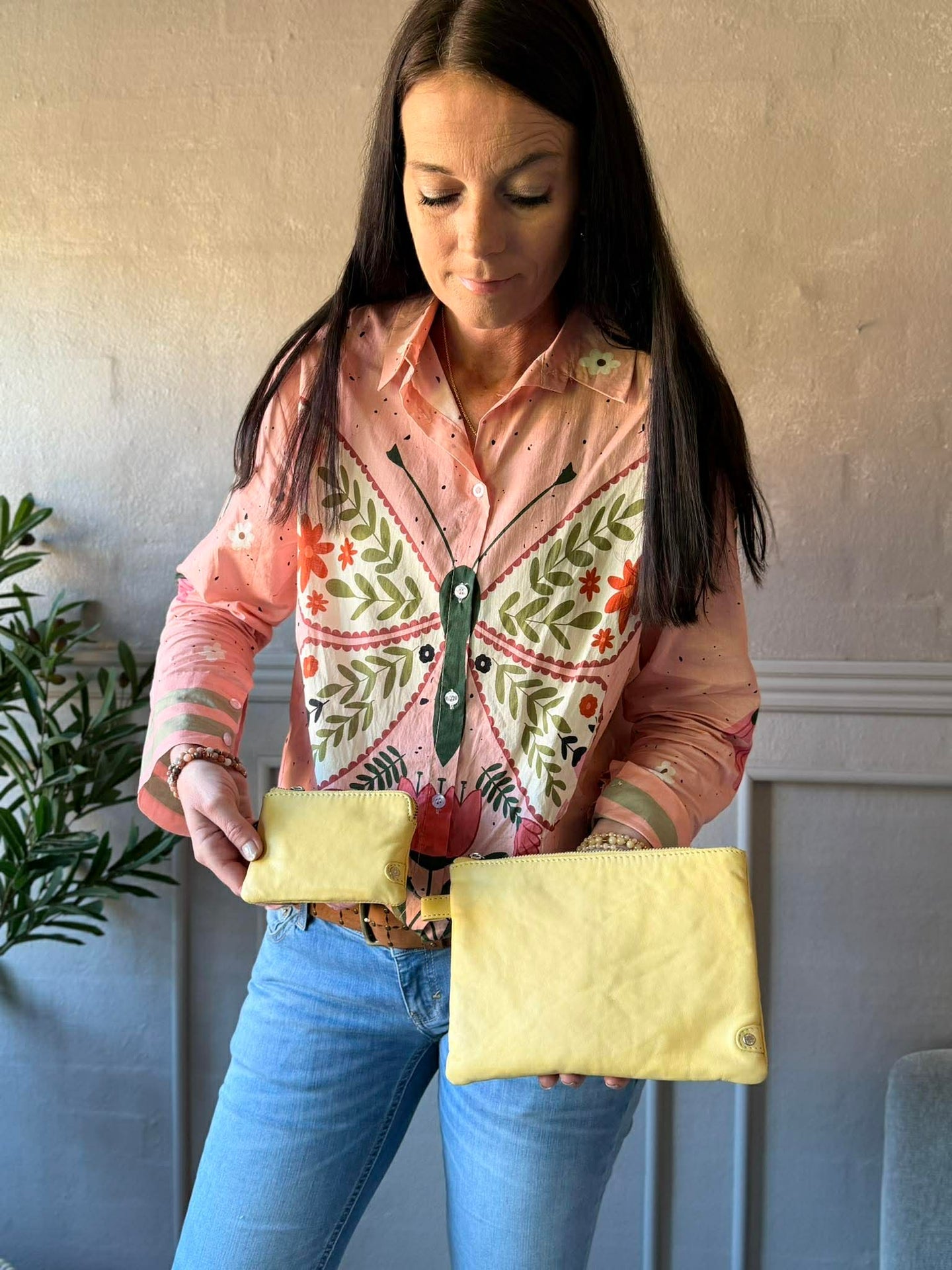 Clutch Alba - Soft yellow