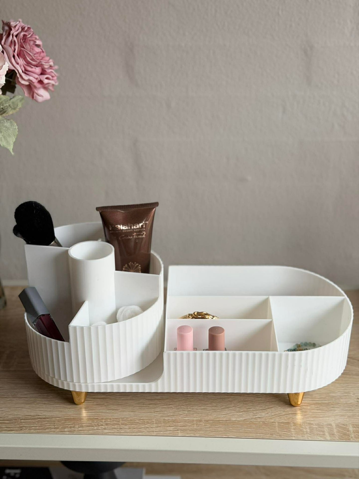 Makeup-organiser 9 fack och vridfunktion