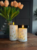 LED Blockljus TWINKLE Poppy Rose - Set med 2 st.