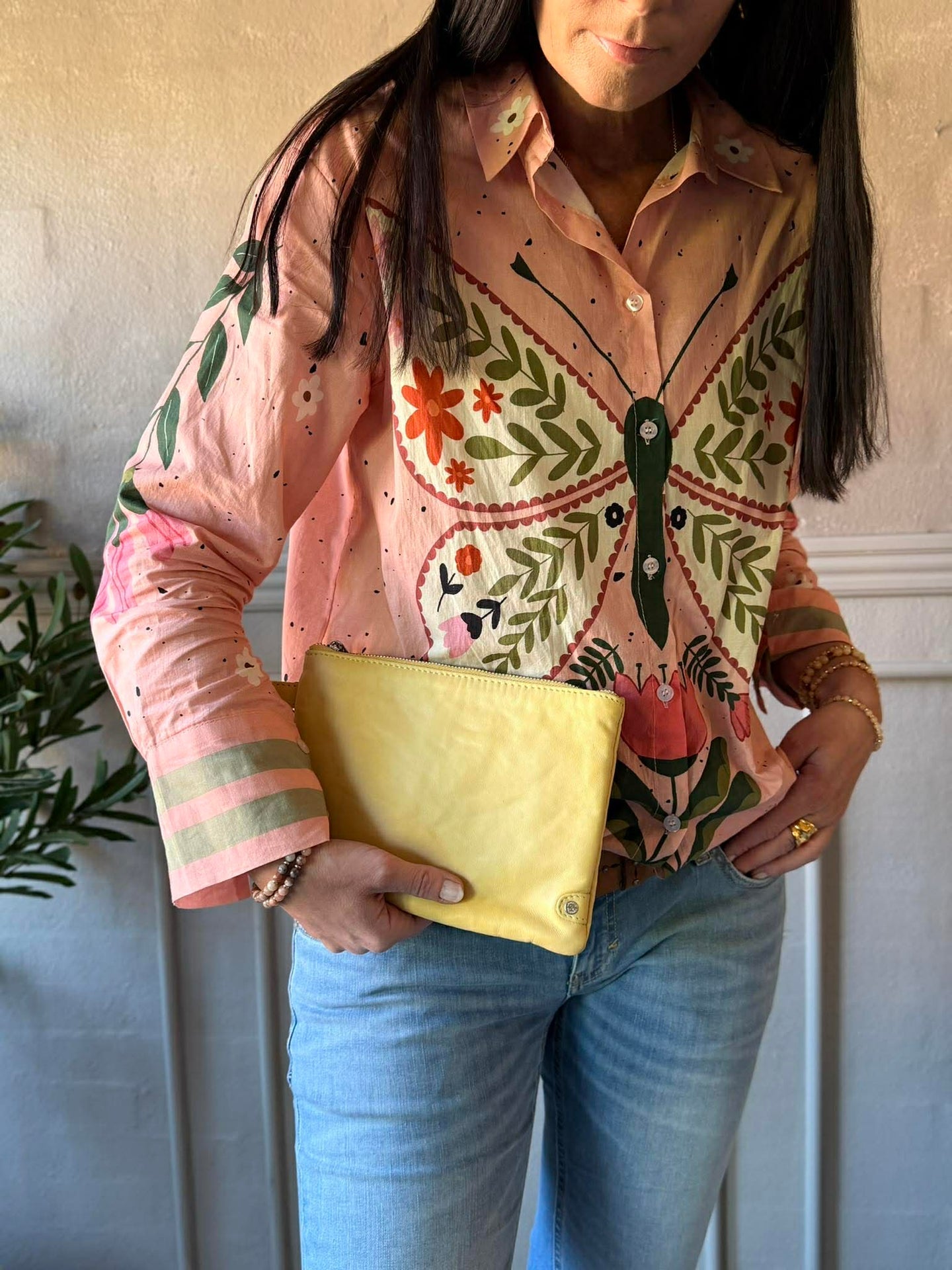 Clutch Alba - Soft yellow