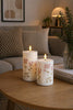 LED-blockljus TWINKLE flower - Set med 2 st.
