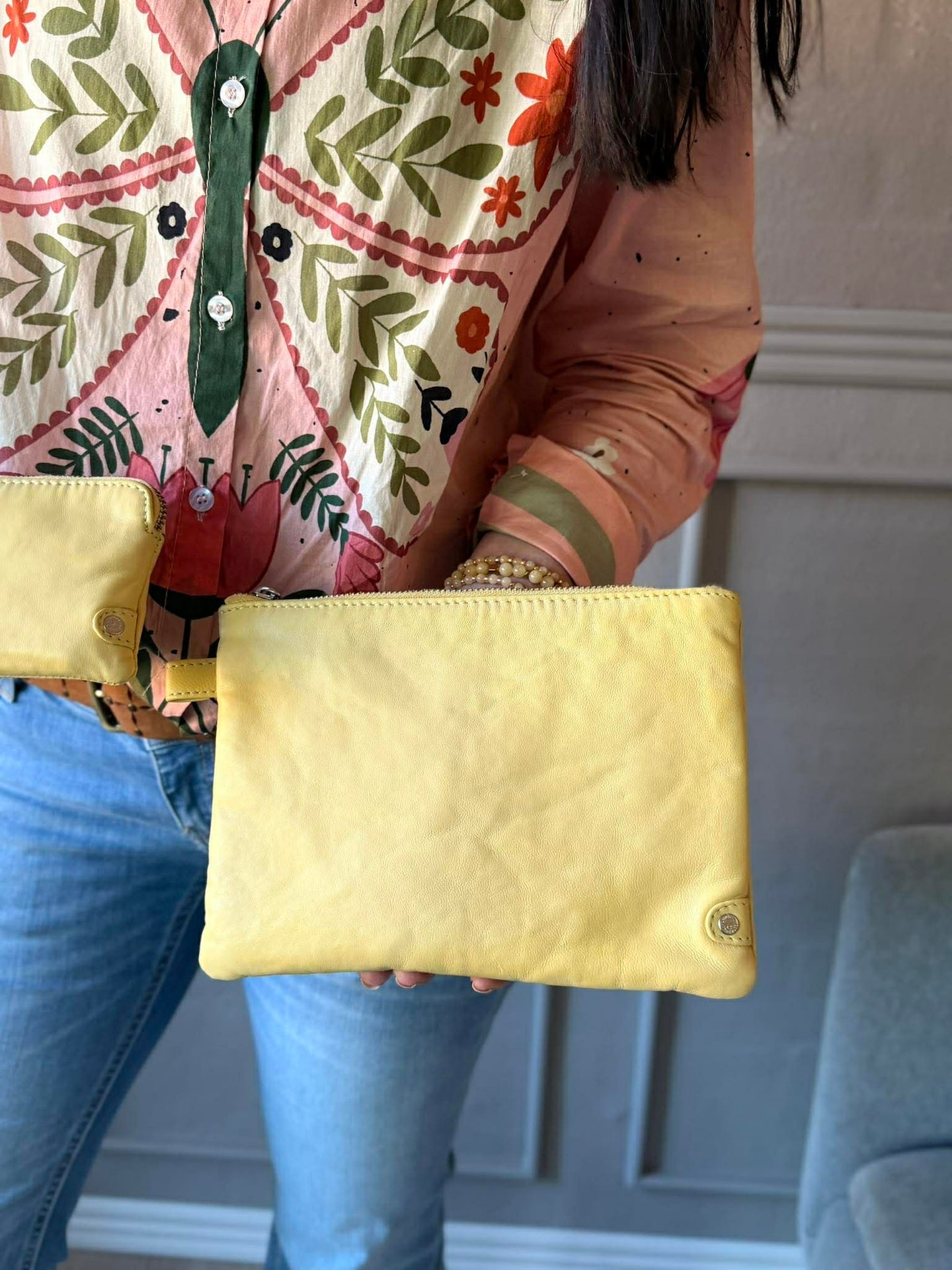 Clutch Alba - Soft yellow