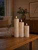 LED-blockljus TWINKLE Vit - Set med 3 st.