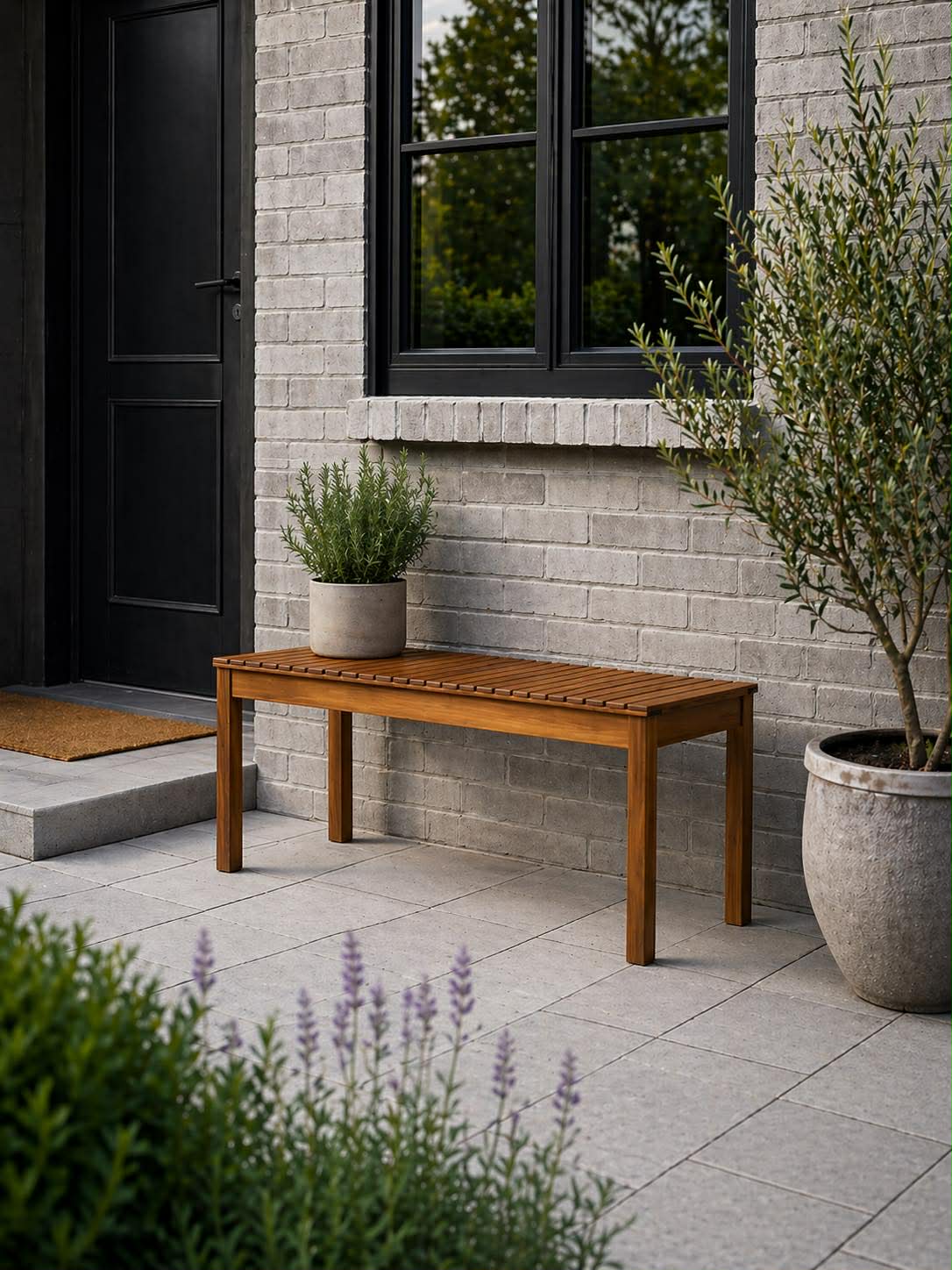 Bänk TOKYO Akacia - 118cm