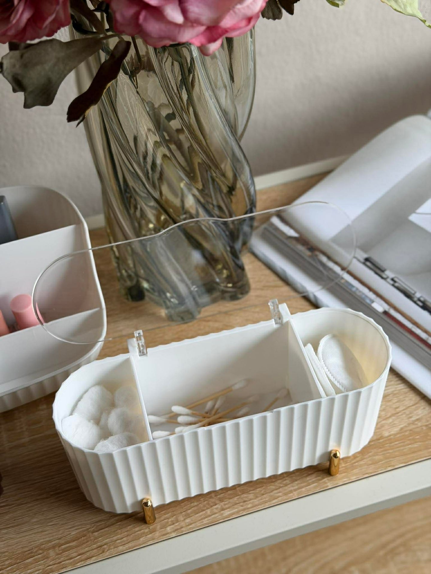 Sminkorganiser - Vit