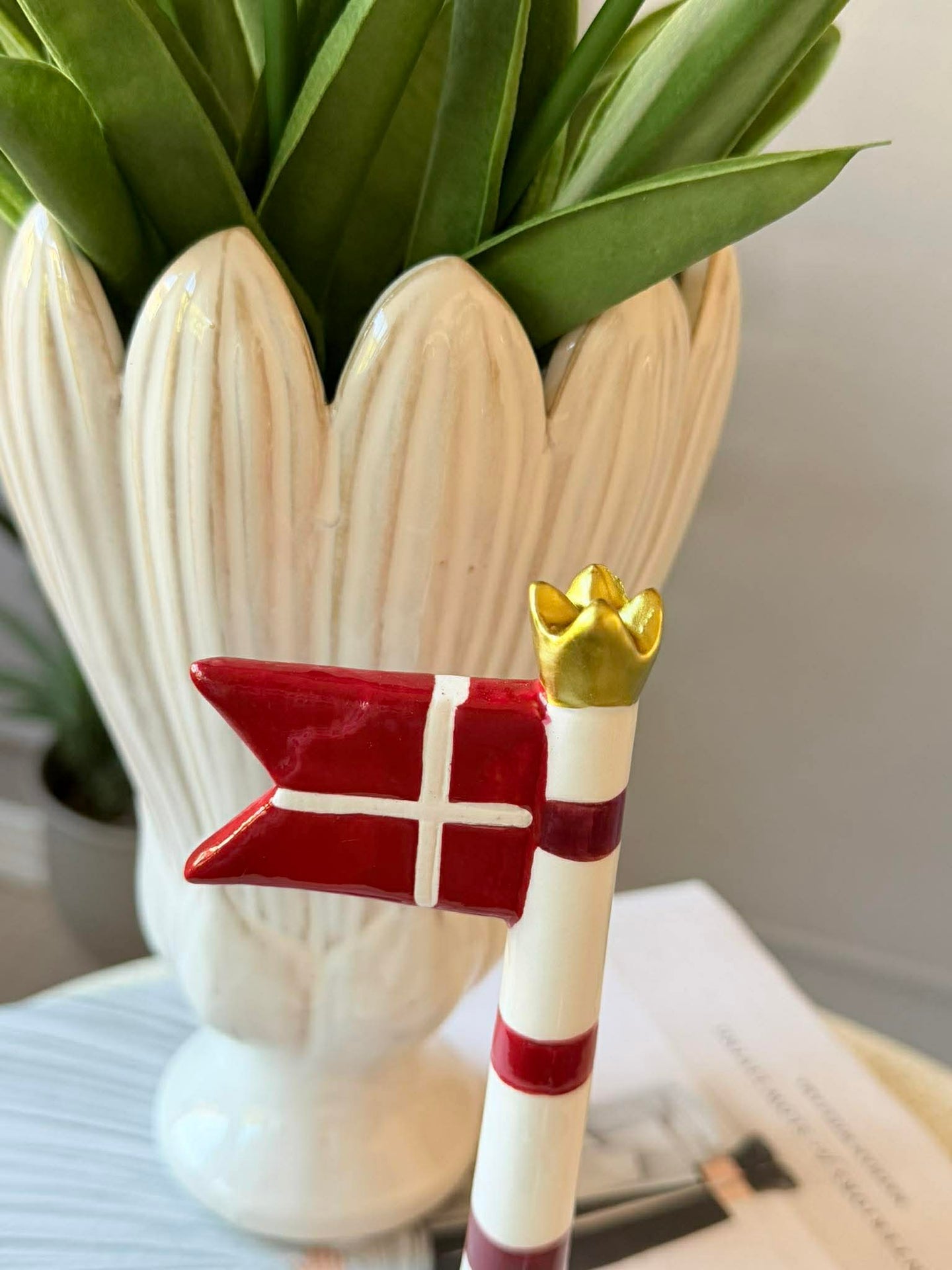 Studentflaggor med ränder 18 cm - Flera färger