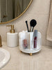 Makeup organiser - Vit med guld