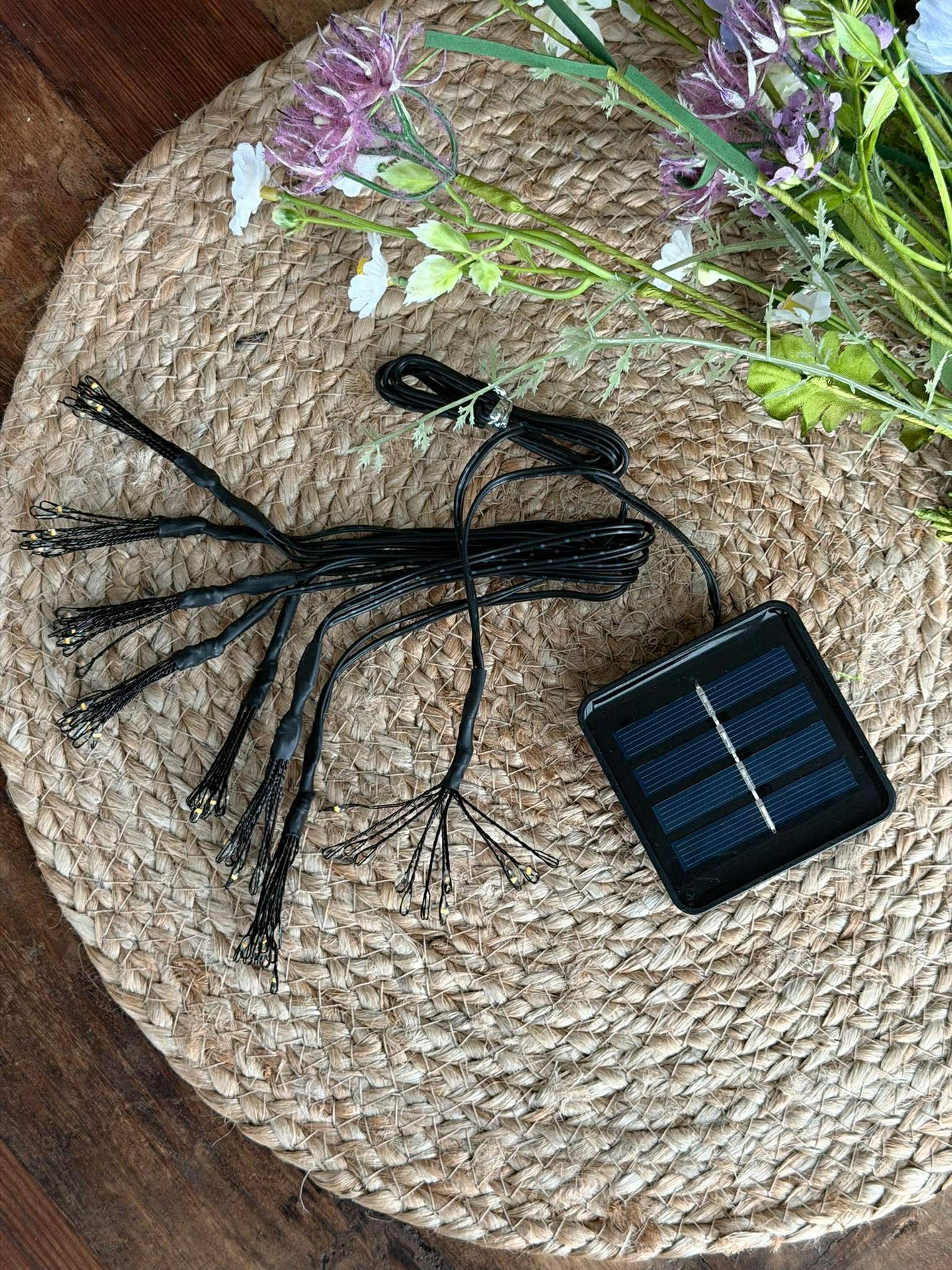 Solar fyrverkeri-ljusslinga