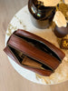 Toalettväska dubbel Faust - Dark brown