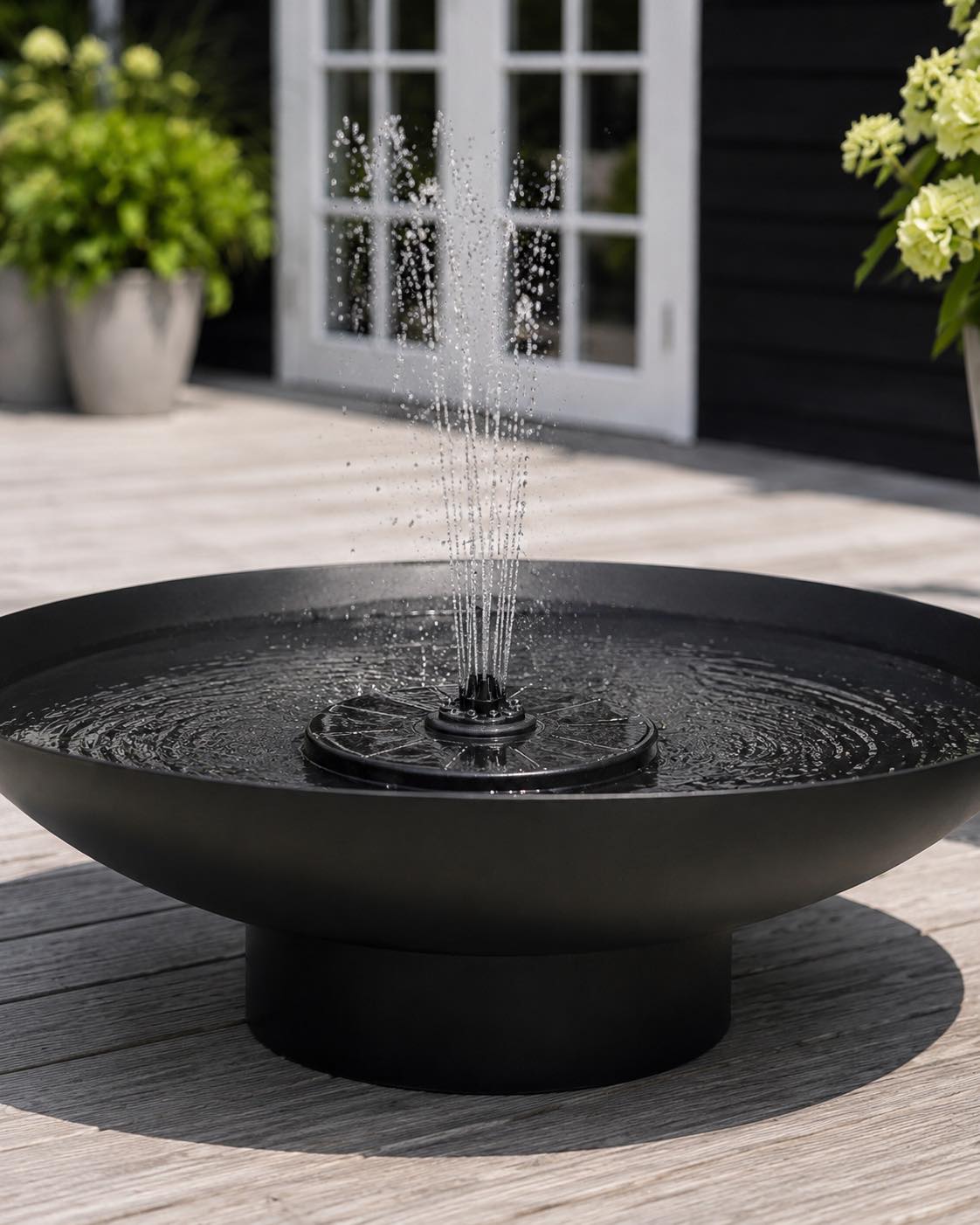 Solfontän med ljus - Ø 16 cm