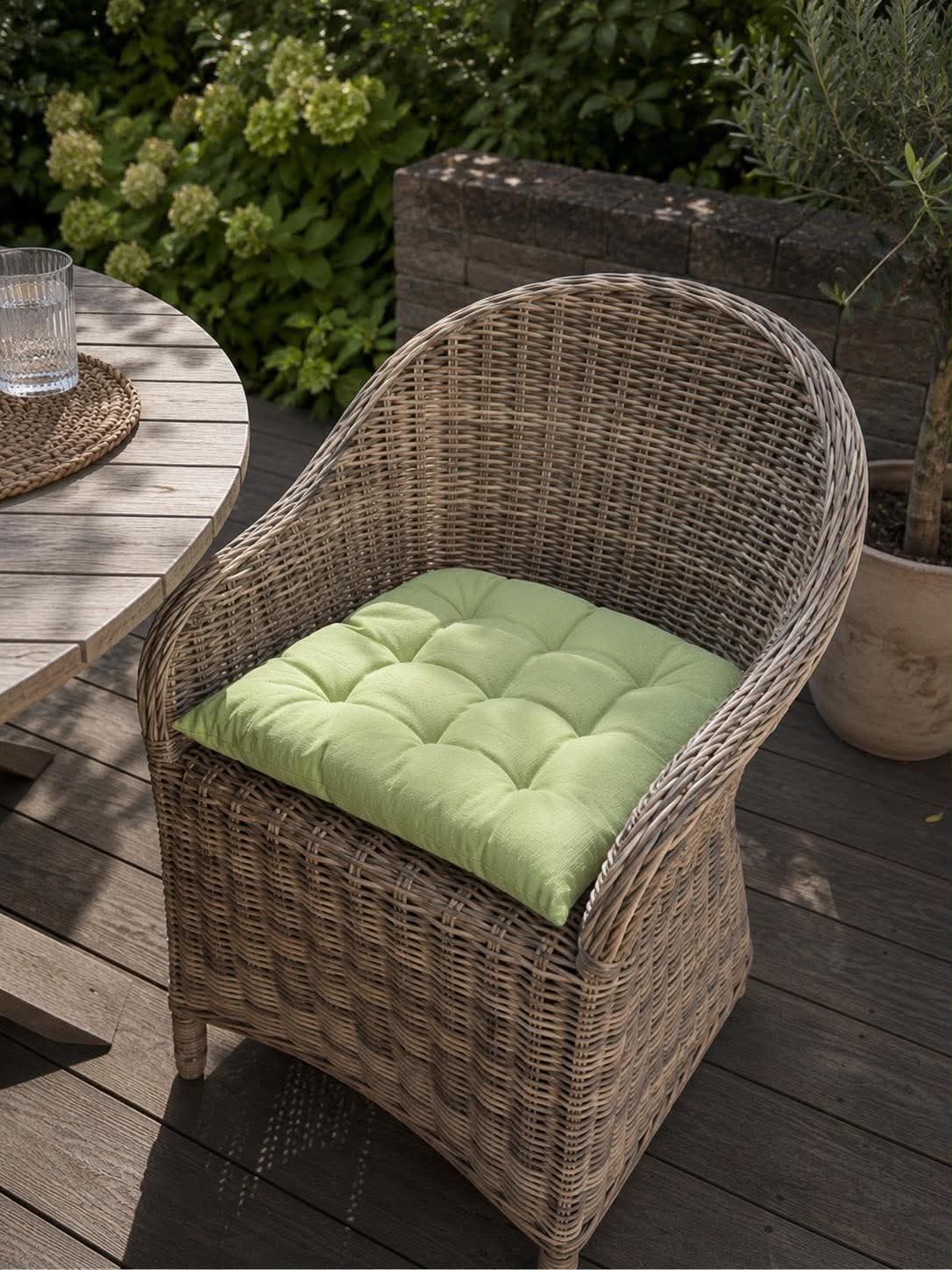 Trädgårdskudde futon – Grön